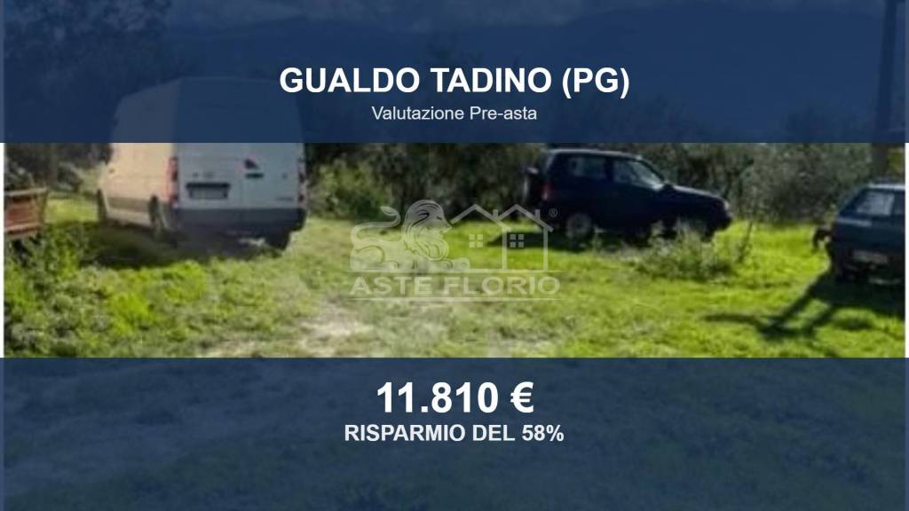 terreno agricolo in vendita a Gualdo Tadino in zona Pieve di Compresseto
