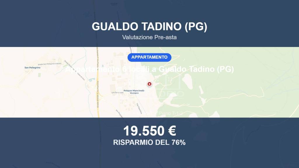appartamento in vendita a Gualdo Tadino in zona Palazzo Mancinelli