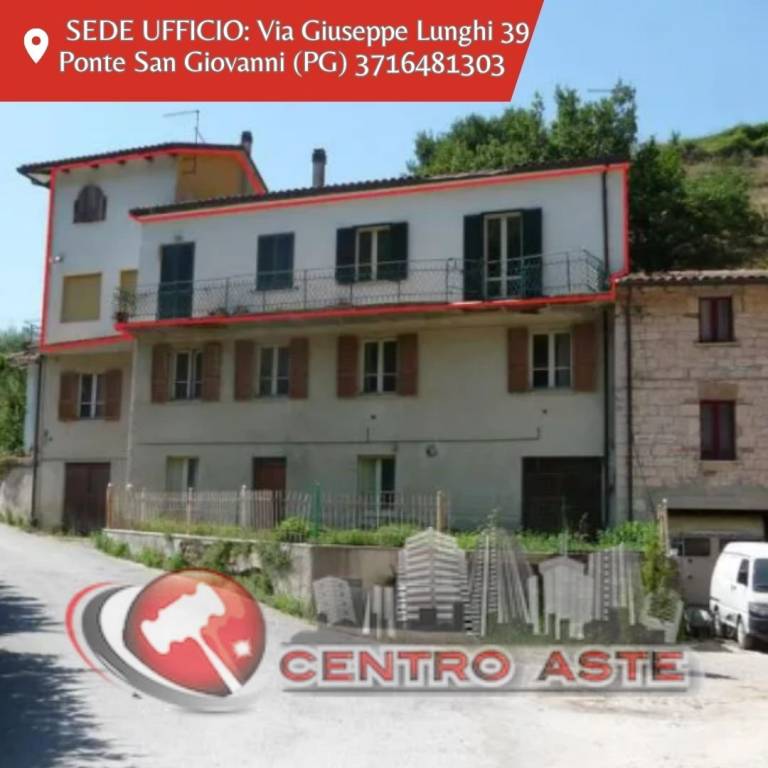 appartamento in vendita a Gualdo Tadino in zona Vaccara