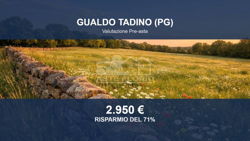 terreno in vendita a Gualdo Tadino in zona Gaifana