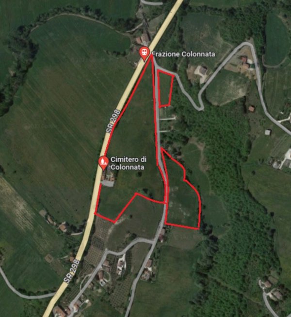 terreno agricolo in vendita a Gubbio in zona Colonnata
