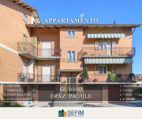 appartamento in vendita a Gubbio in zona Padule