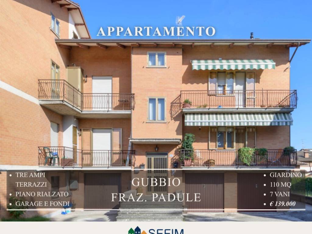 appartamento in vendita a Gubbio in zona Padule