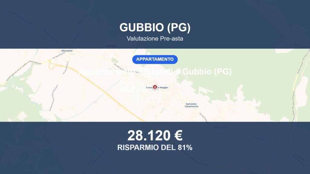appartamento in vendita a Gubbio