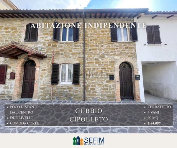 casa indipendente in vendita a Gubbio in zona Cipolleto