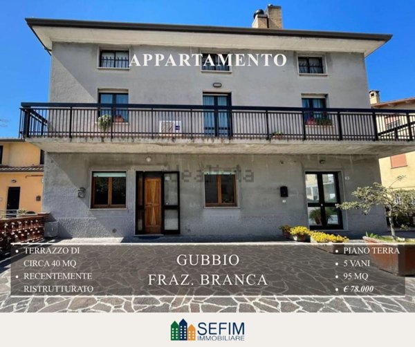 appartamento in vendita a Gubbio in zona Branca