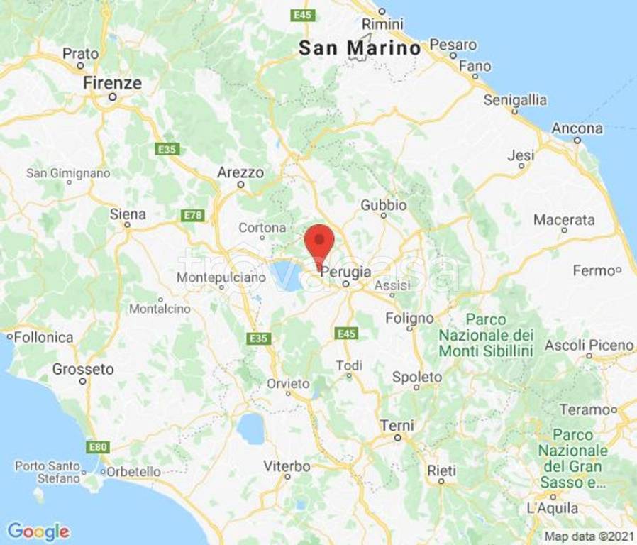 terreno agricolo in vendita a Magione in zona Collesanto
