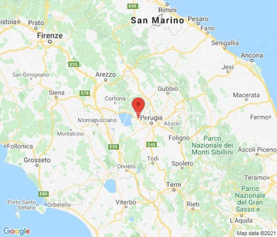 terreno edificabile in vendita a Magione in zona Villa