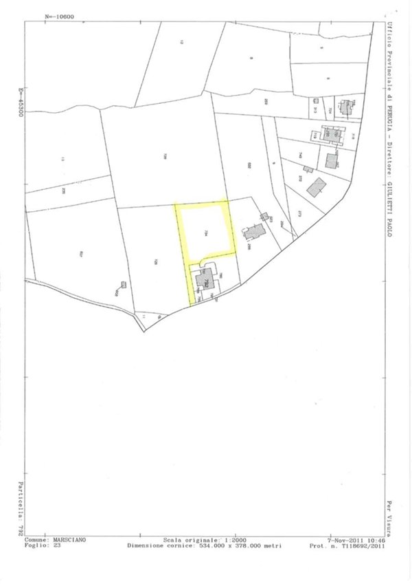 terreno edificabile in vendita a Marsciano in zona Villanova