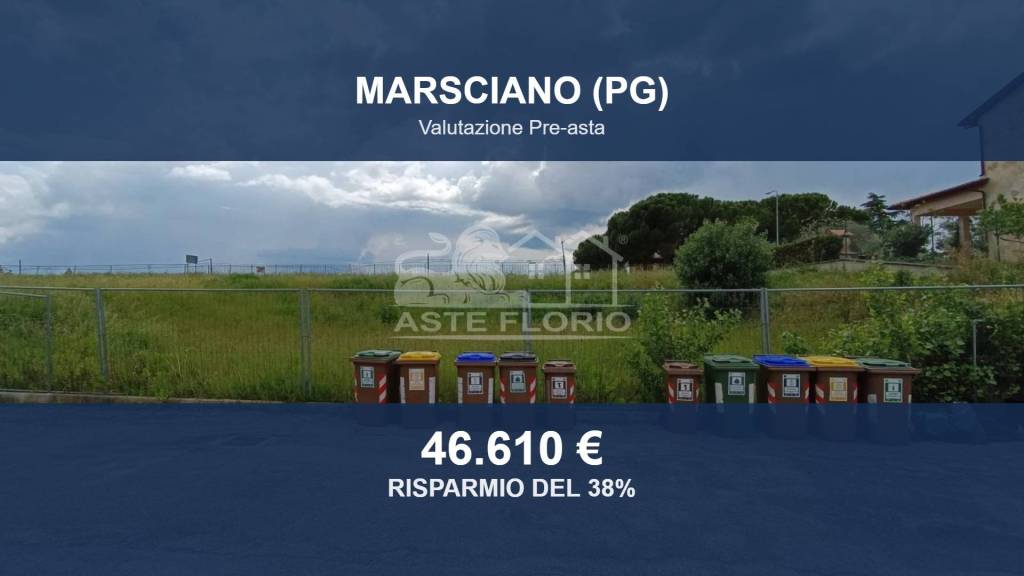 terreno edificabile in vendita a Marsciano in zona Cerqueto