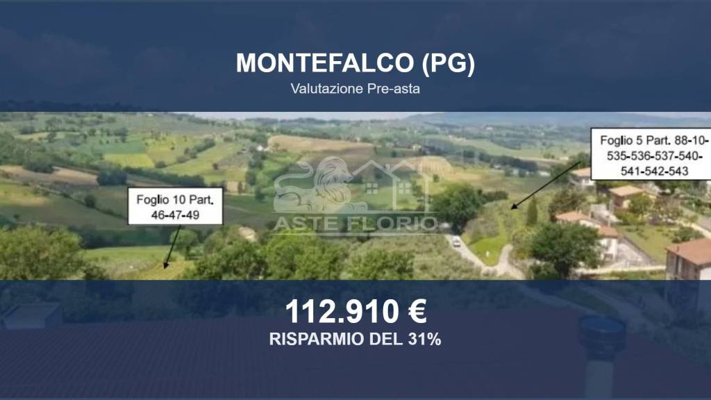 terreno edificabile in vendita a Montefalco in zona Montepennino