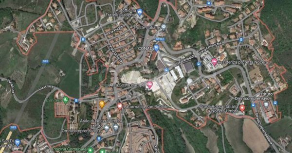 terreno edificabile in vendita a Nocera Umbra in zona Gaifana