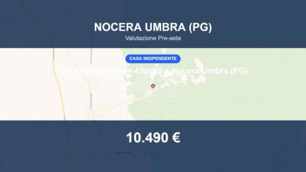 casa indipendente in vendita a Nocera Umbra in zona Boschetto