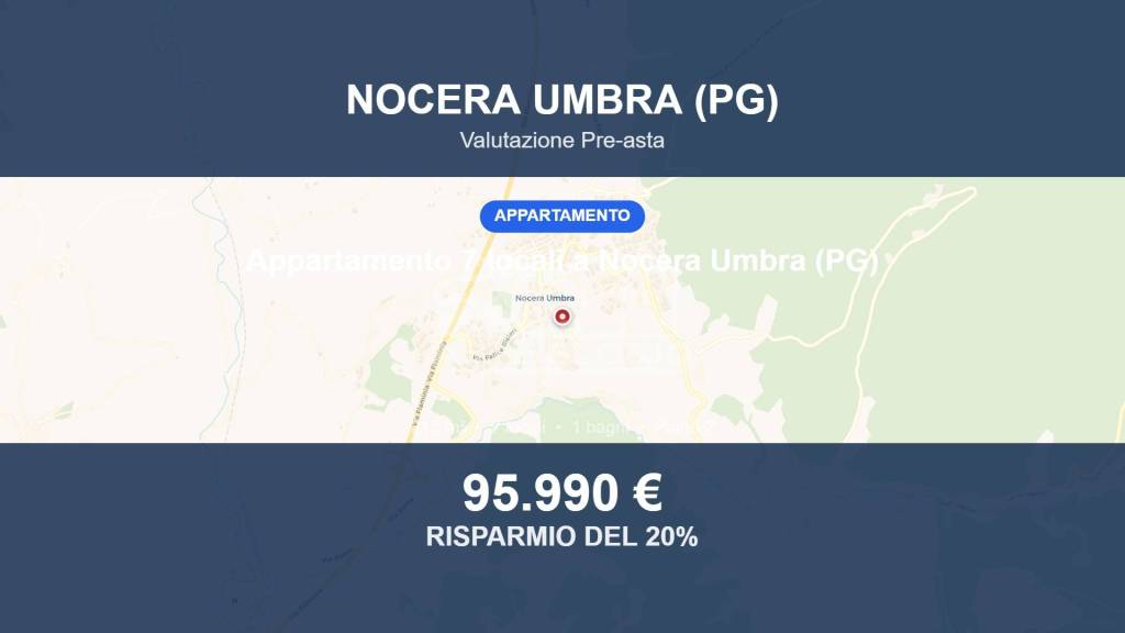 appartamento in vendita a Nocera Umbra in zona Bagni