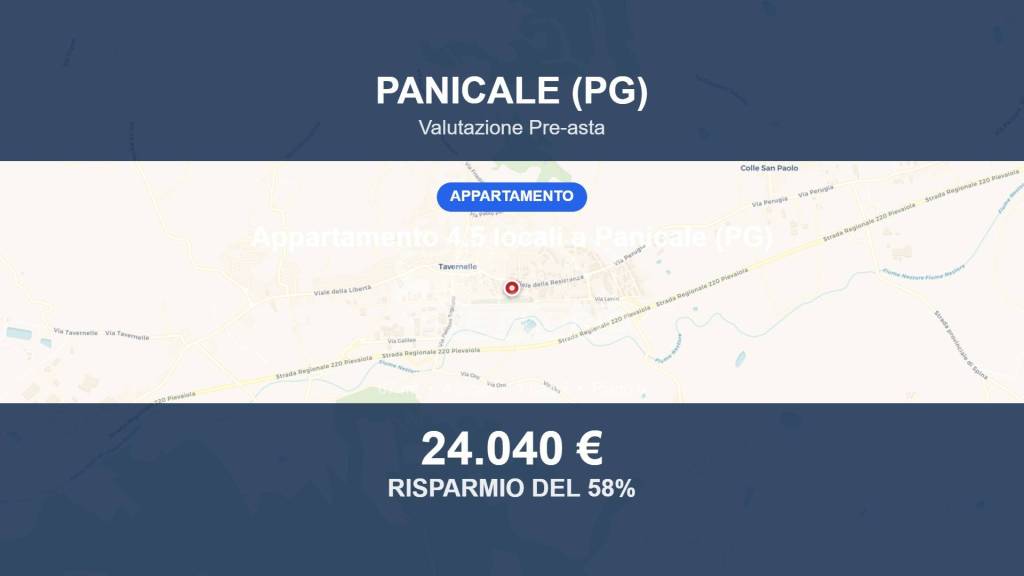 appartamento in vendita a Panicale in zona Tavernelle