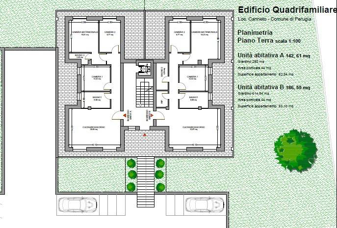 casa indipendente in vendita a Perugia in zona Canneto