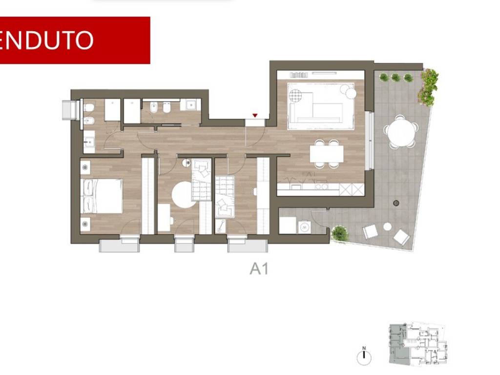 appartamento in vendita a Perugia in zona Prepo