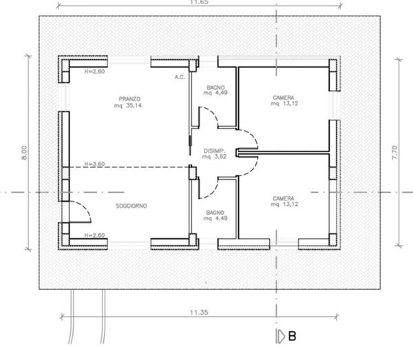 casa indipendente in vendita a Perugia in zona Bagnaia