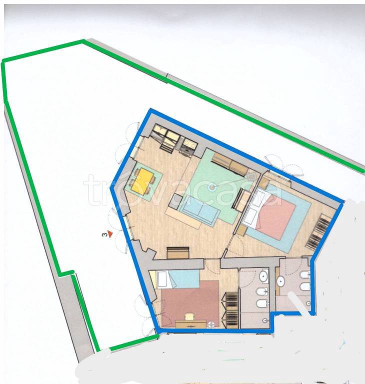 appartamento in vendita a Perugia in zona Stazione