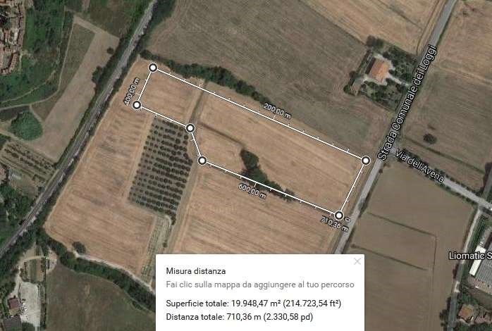 terreno agricolo in vendita a Perugia in zona Ponte San Giovanni