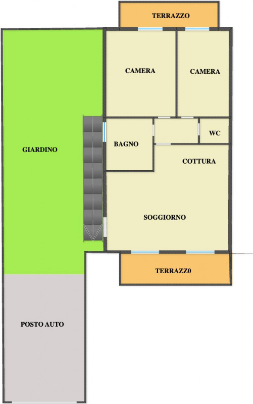 appartamento in vendita a Perugia in zona Ponte Valleceppi