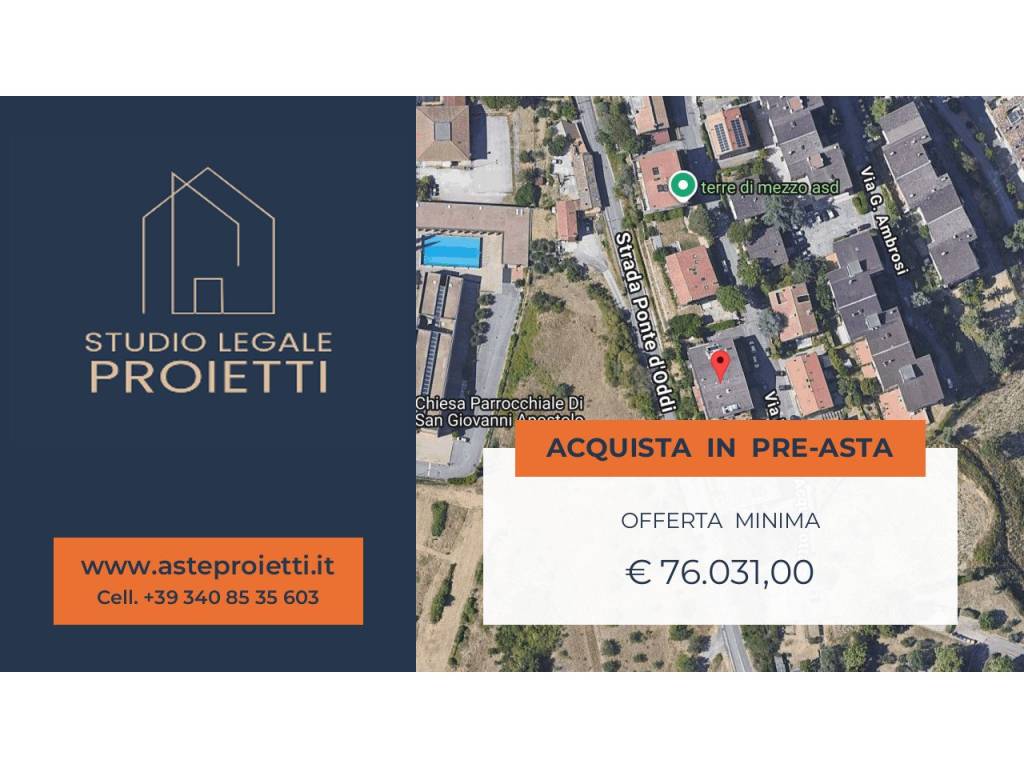 appartamento in vendita a Perugia in zona Ponte d'Oddi