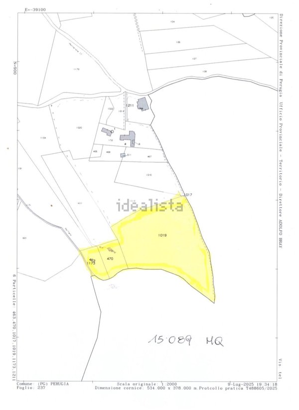 terreno agricolo in vendita a Perugia in zona Monteluce