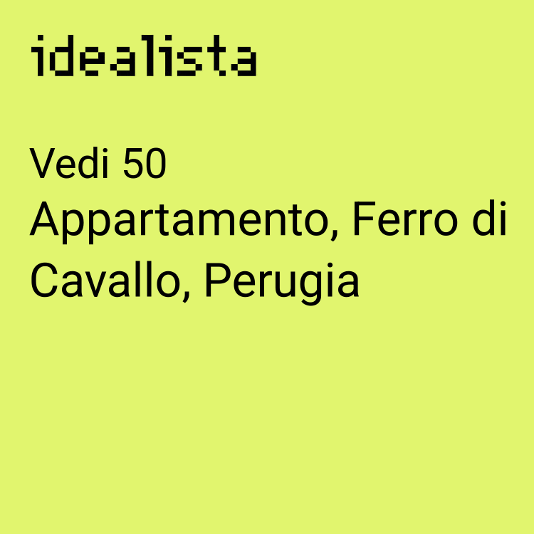 appartamento in vendita a Perugia in zona Ferro di Cavallo