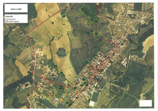 terreno agricolo in vendita a Perugia in zona Colombella