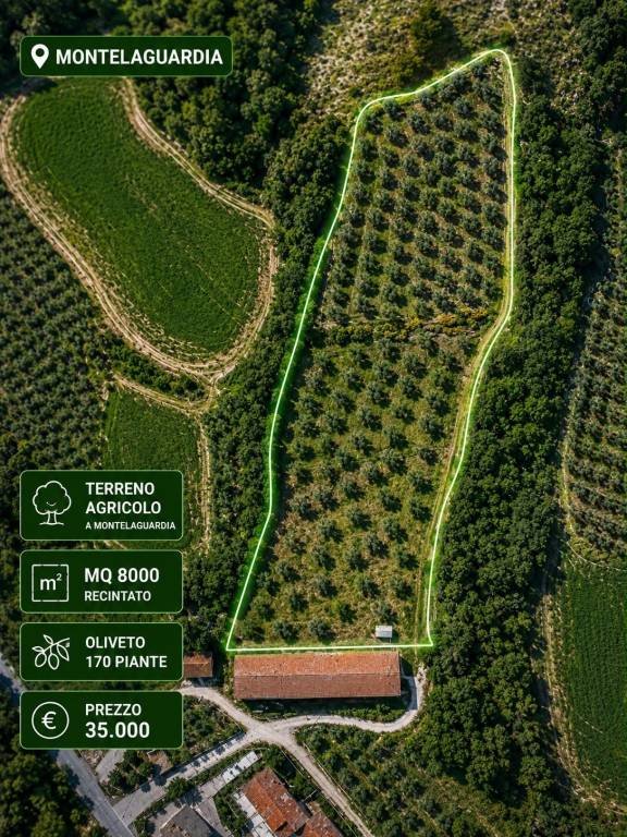 terreno agricolo in vendita a Perugia in zona Cordigliano