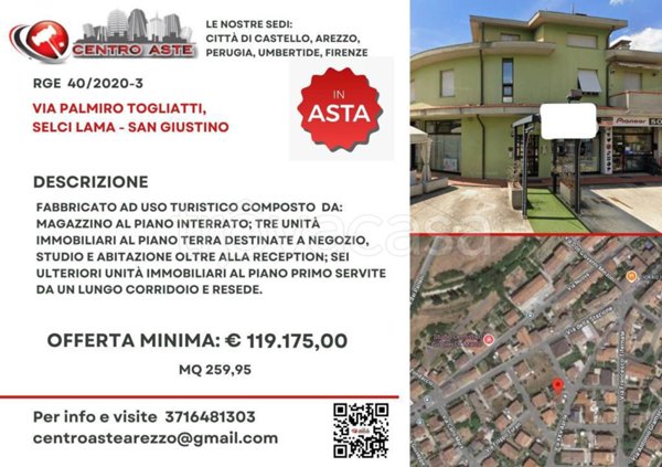 negozio in vendita a San Giustino in zona Selci/Lama