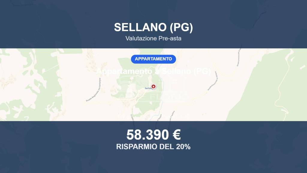 appartamento in vendita a Sellano in zona Montesanto