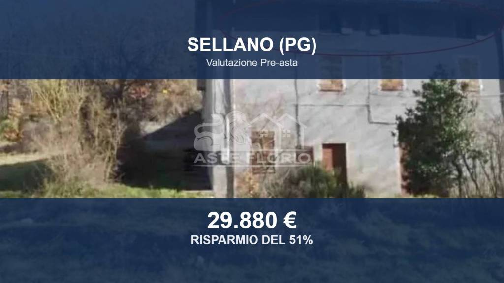 appartamento in vendita a Sellano in zona Postignano