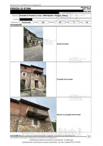 terreno edificabile in vendita a Spoleto in zona Cese