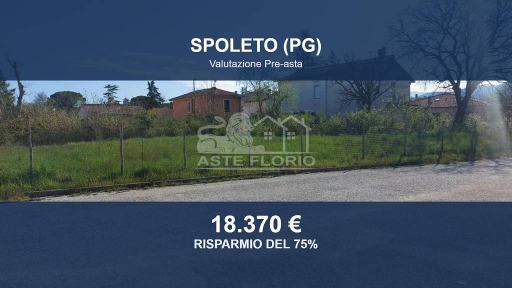 terreno edificabile in vendita a Spoleto in zona San Martino