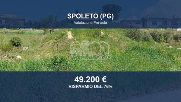 terreno edificabile in vendita a Spoleto in zona Collicelli