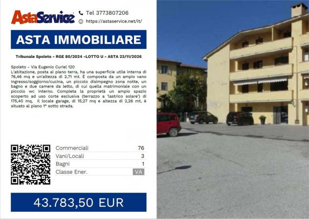 appartamento in vendita a Spoleto