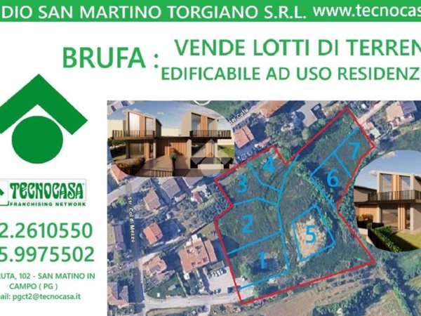 terreno agricolo in vendita a Torgiano in zona Brufa