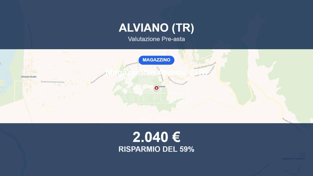 locale commerciale in vendita ad Alviano