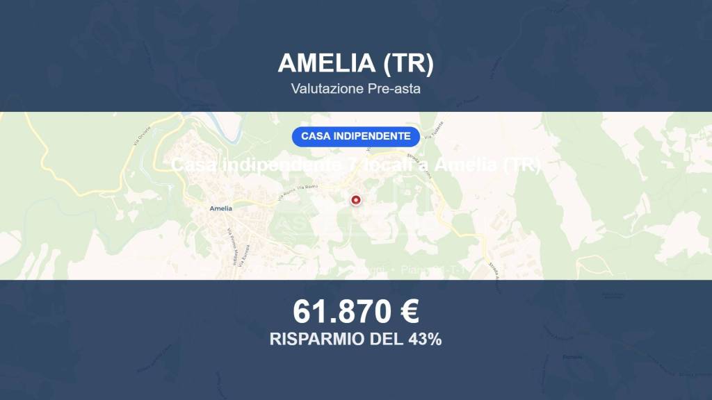 casa indipendente in vendita ad Amelia