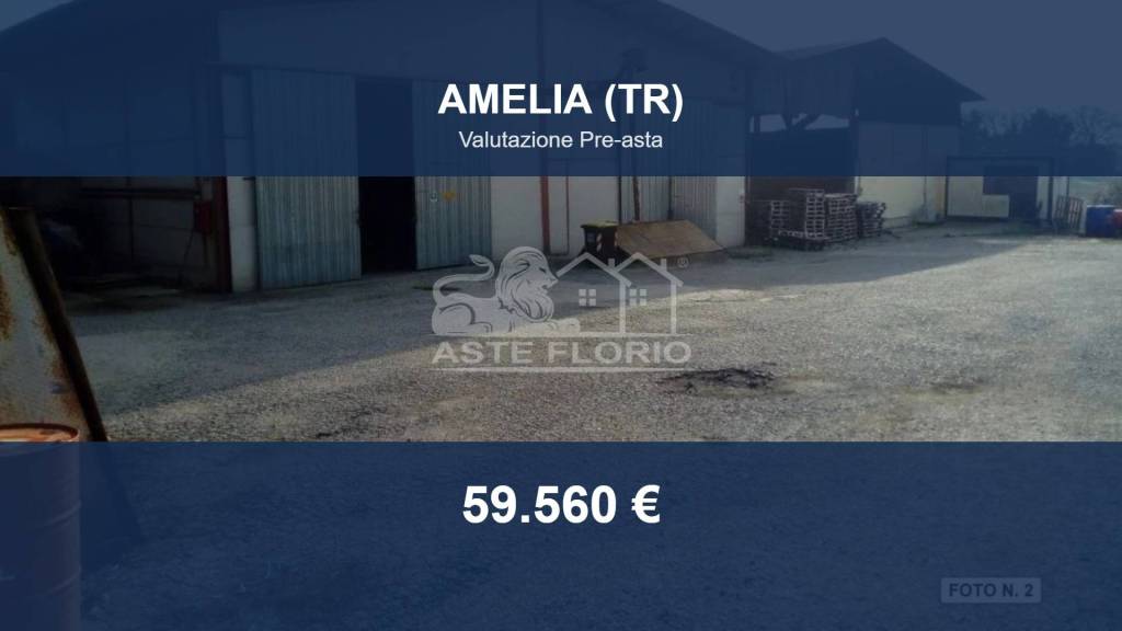 locale commerciale in vendita ad Amelia