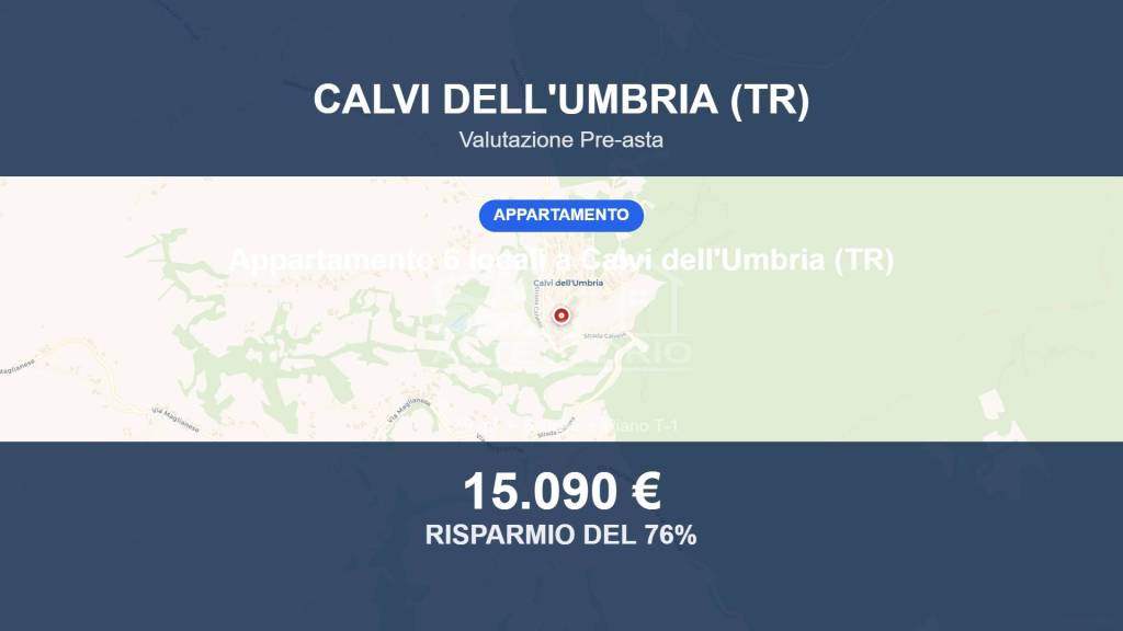 appartamento in vendita a Calvi dell'Umbria