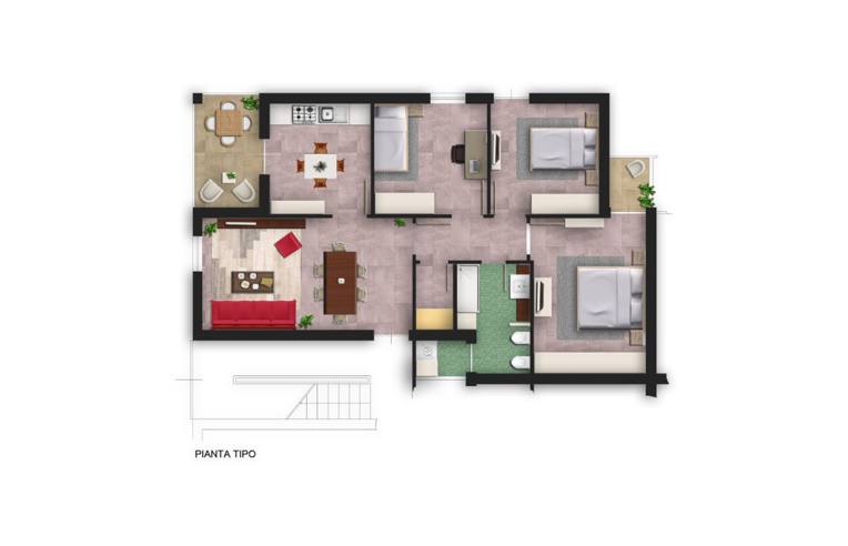 appartamento in vendita a Castel Viscardo in zona Pianlungo