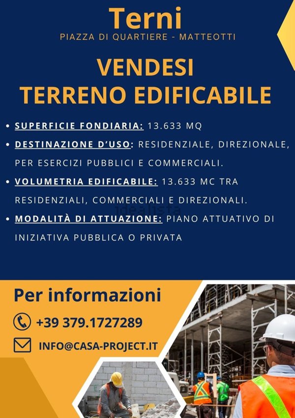 terreno edificabile in vendita a Terni