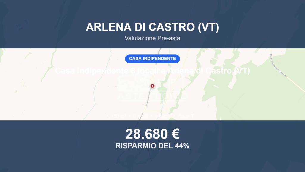 casa indipendente in vendita ad Arlena di Castro