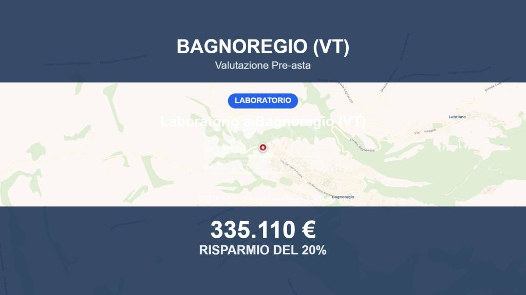 locale commerciale in vendita a Bagnoregio