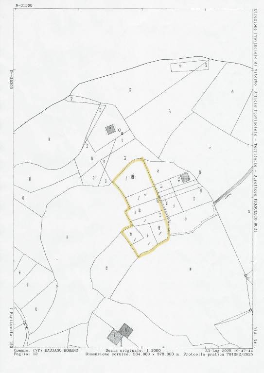 terreno agricolo in vendita a Bassano Romano