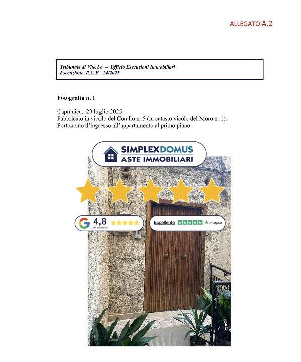 appartamento in vendita a Capranica