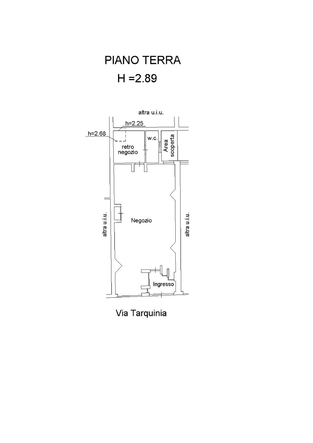 locale commerciale in vendita a Tuscania