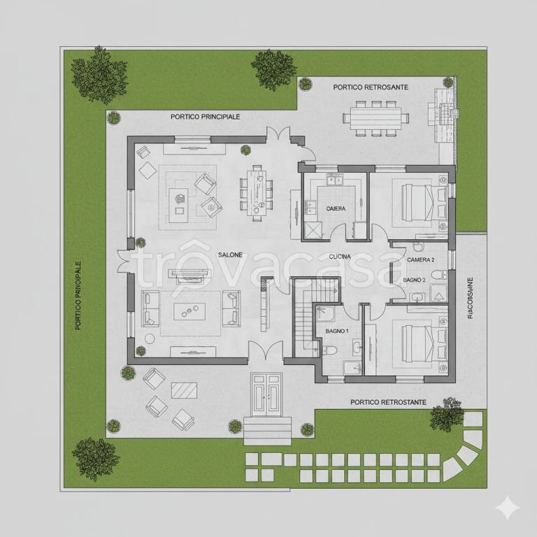 casa indipendente in vendita a Vetralla